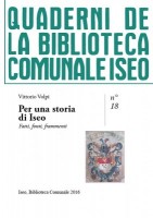 Copertina Per una storia di Iseo